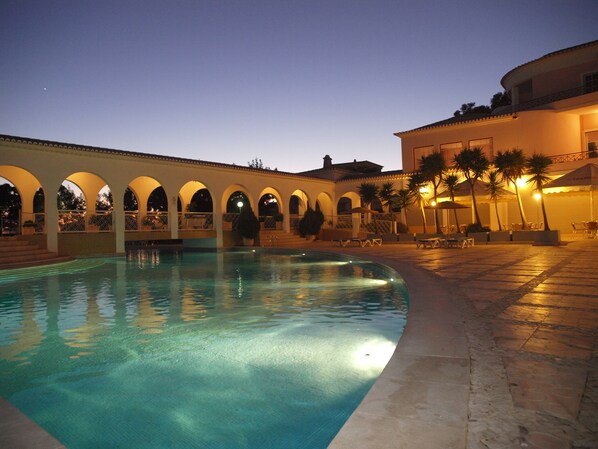 2 outdoor pools, open 9:00 AM to 8:00 PM, pool umbrellas, sun loungers