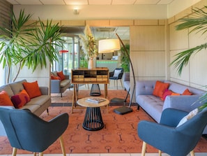 Sitteområde i lobbyen