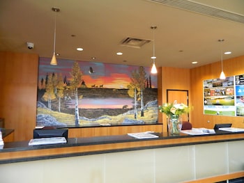 Reception area at Stoney Nakoda Resort & Casino