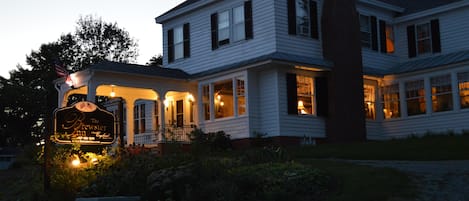 Front of property - evening/night