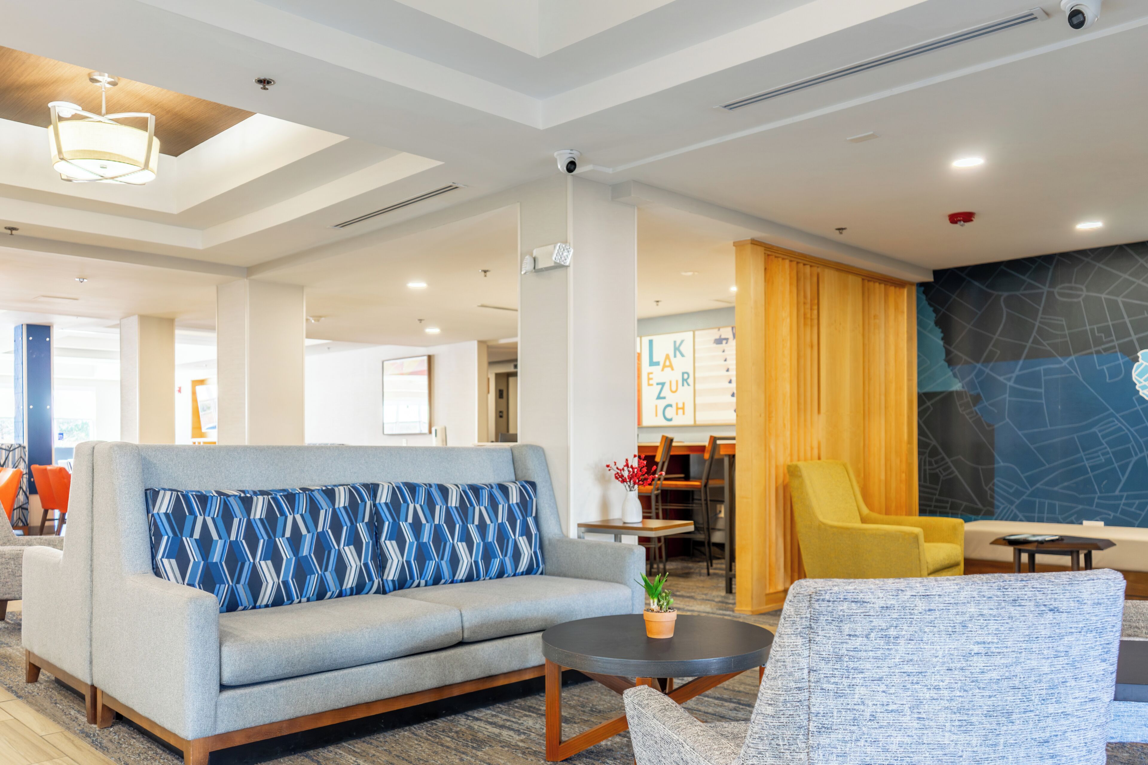 Sala de estar en el lobby