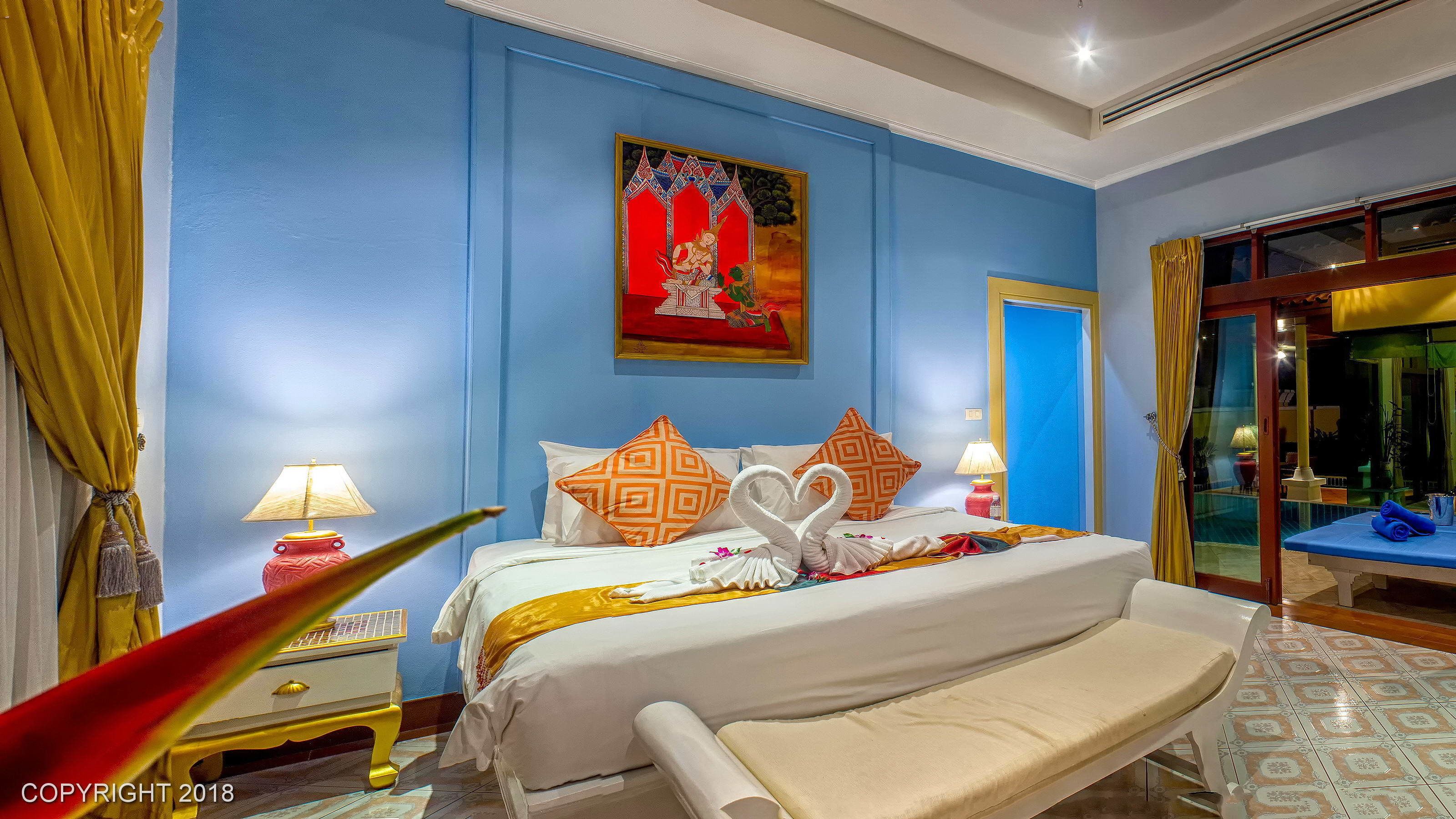 villa, 3 bedrooms, private pool | premium bedding, down duvets, memory-foam beds, in-room safe