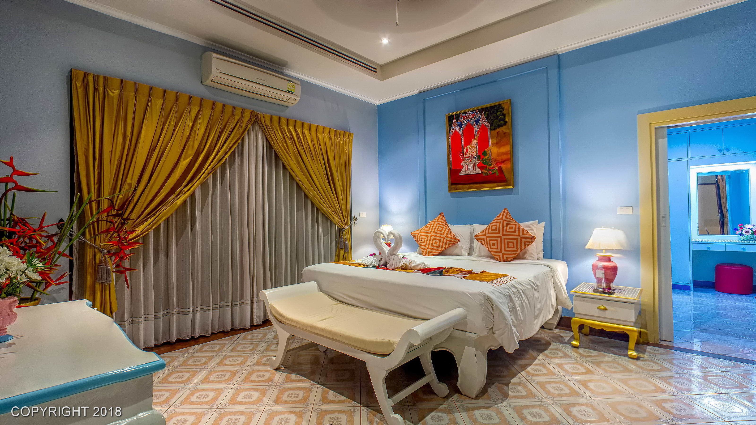 villa, 3 bedrooms, private pool | premium bedding, down duvets, memory-foam beds, in-room safe