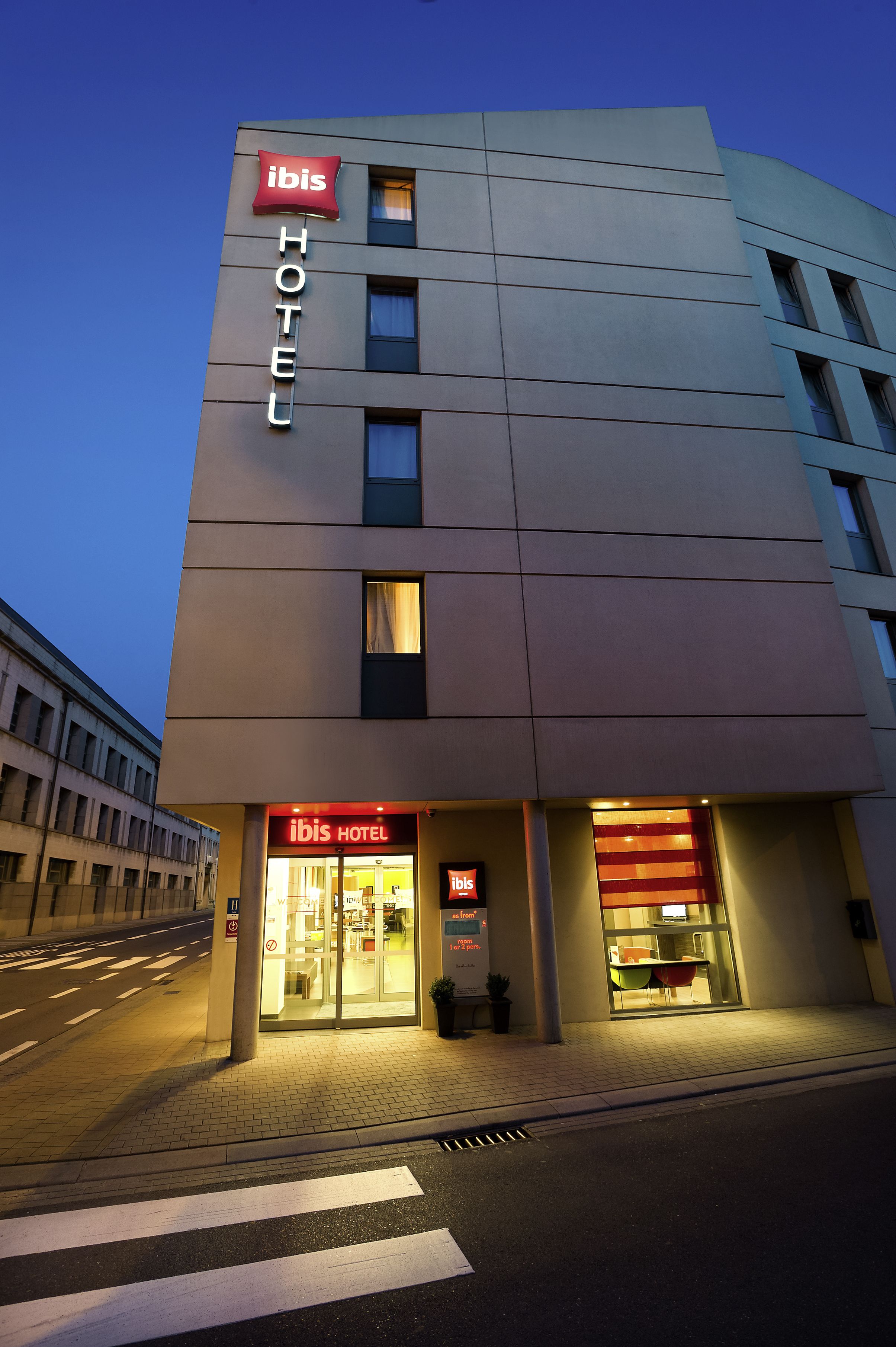 front of property – evening/night