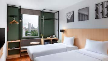 Kamar Twin Superior, 2 Tempat Tidur Twin | Brankas, meja kerja, setrika/meja setrika, dan tempat tidur bayi gratis