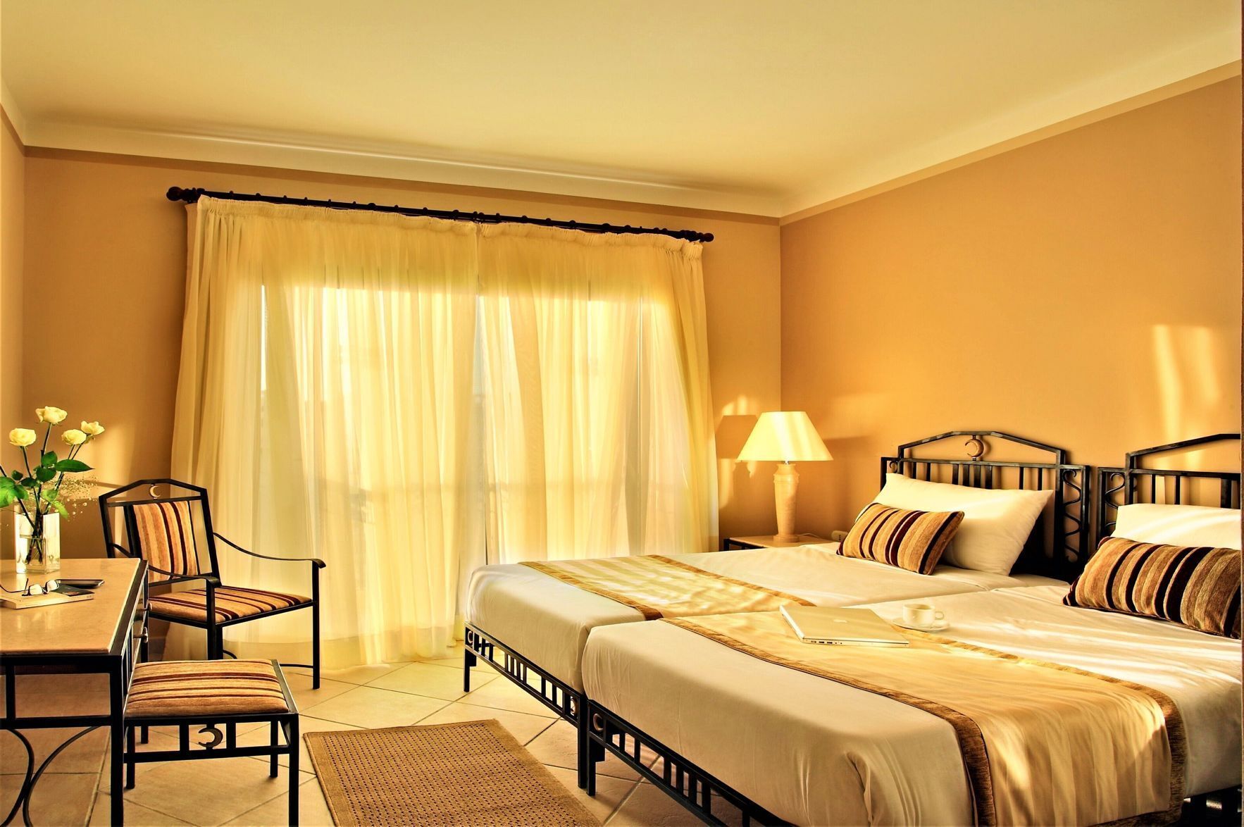 In-room safe, free cribs/infant beds, Internet, bed sheets