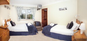 Desk, free cots/infant beds, free WiFi, bed sheets