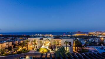 Front of property – evening/night