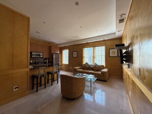 Superior Suite, 1 Queen Bed with Sofa bed, Non Smoking | Premium bedding, in-room safe, iron/ironing board, free WiFi