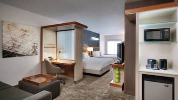 In-room safe, desk, blackout curtains, iron/ironing board