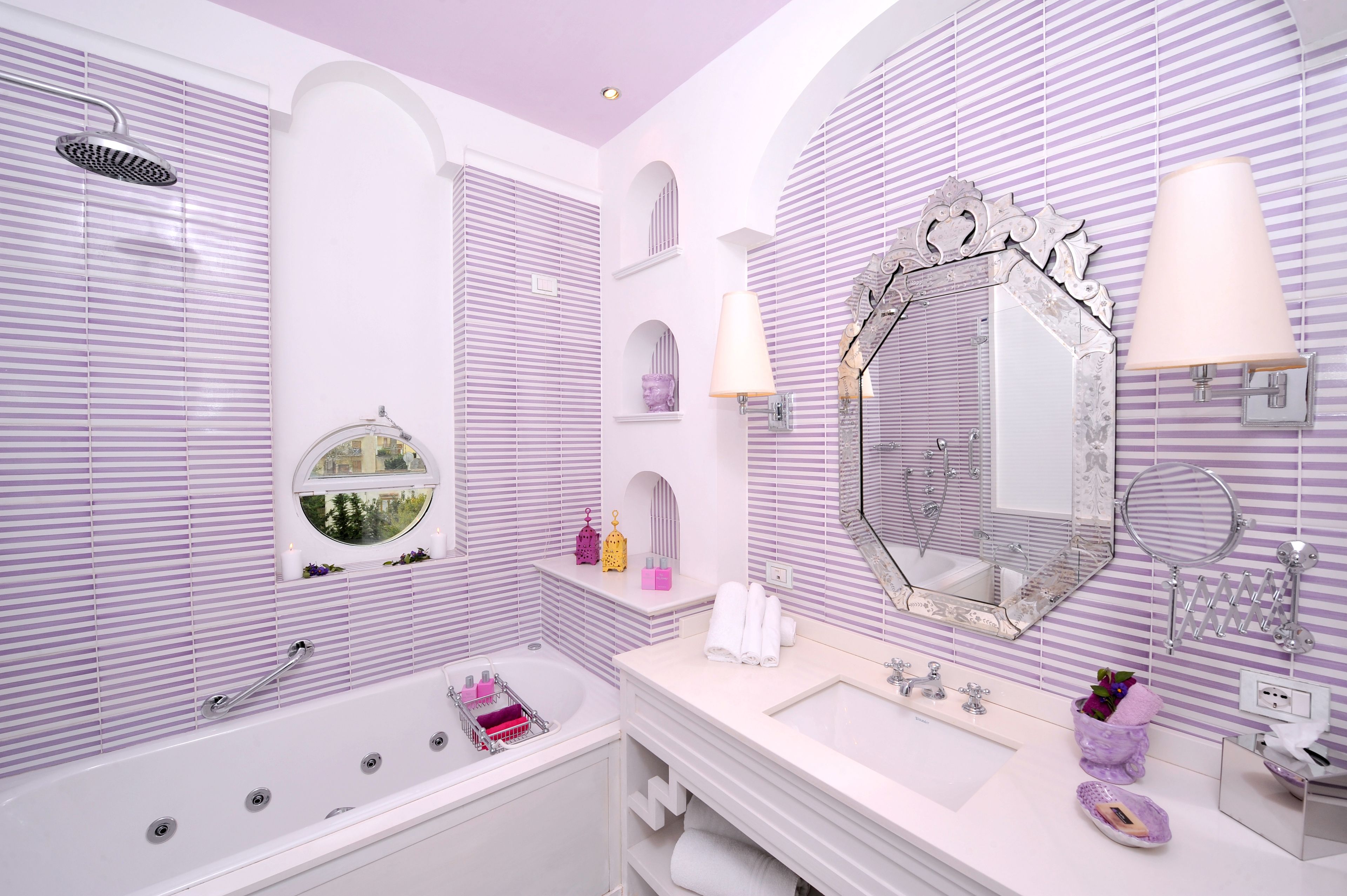 junior suite | bathroom amenities | shower, free toiletries, hair dryer, bathrobes