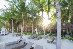 Beach nearby, white sand