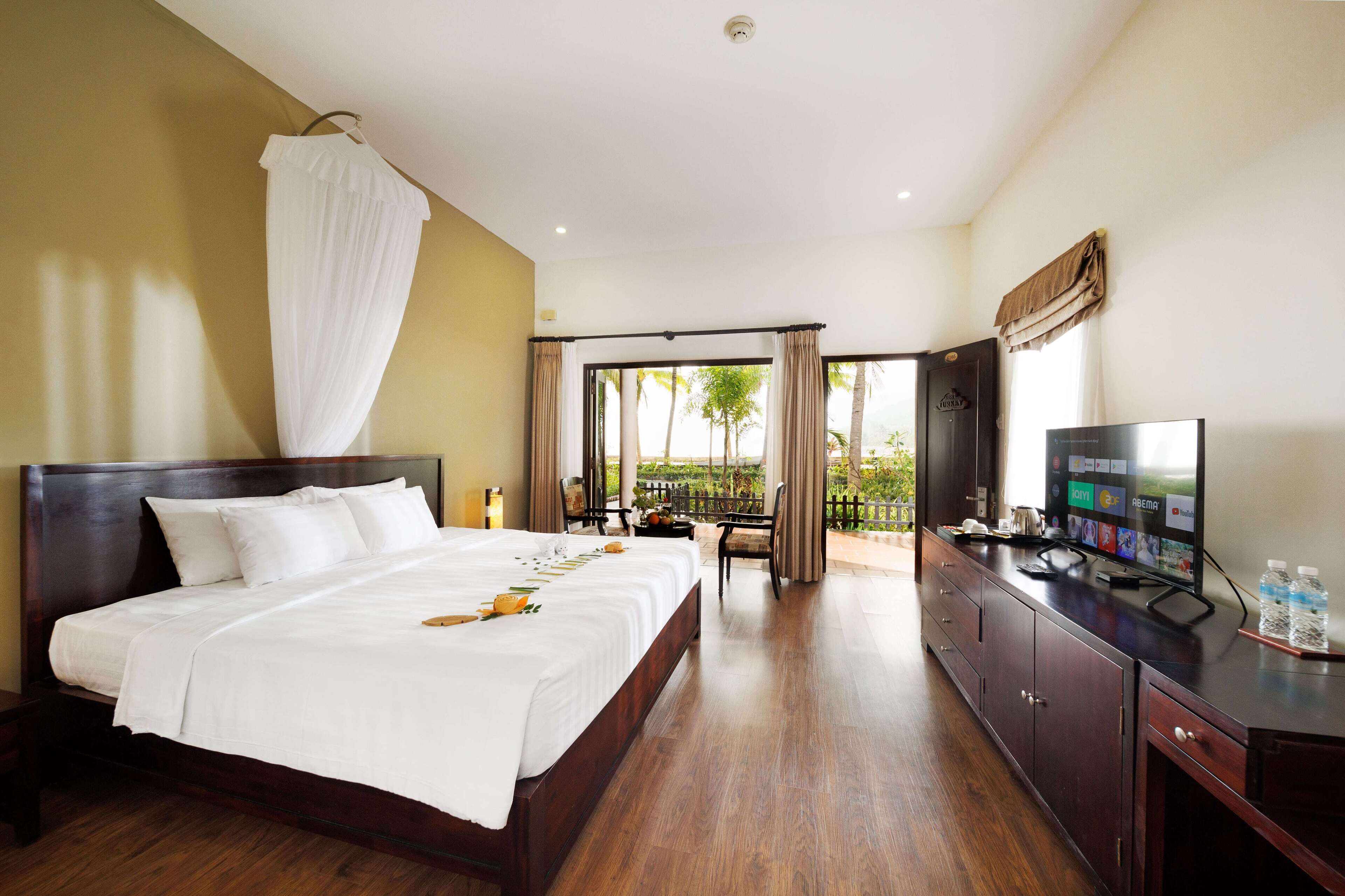 Bungalow, Meerblick | Minibar, Zimmersafe, Schreibtisch, Verdunkelungsvorhänge