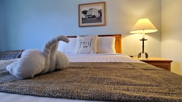 Pillow-top beds, blackout curtains, soundproofing, iron/ironing board