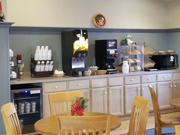 Petit déjeuner continental compris tous les jours