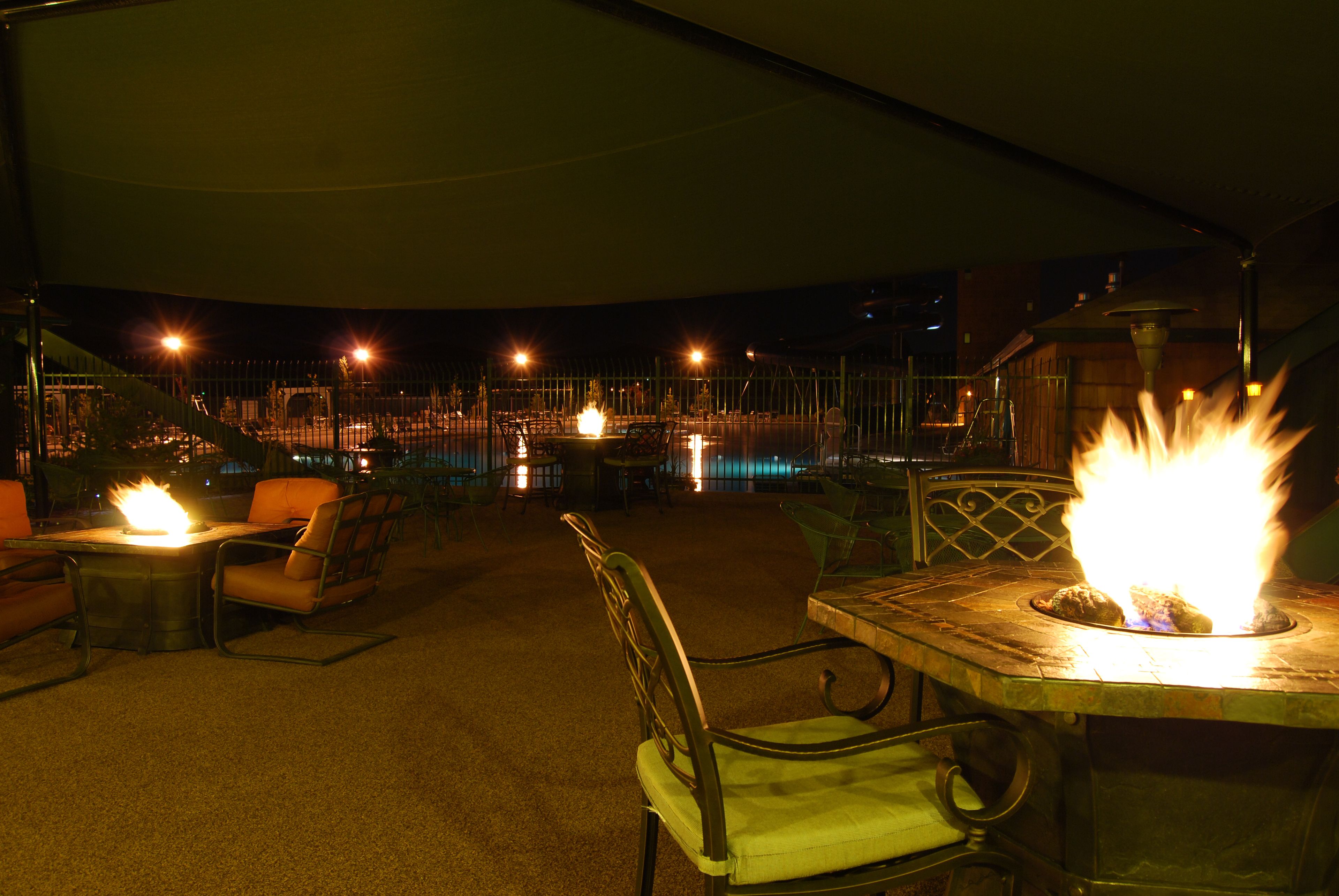Indoor pool, outdoor pool