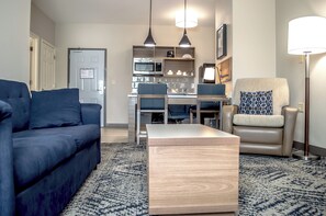 Suite, 1 Bedroom | Living area | TV, DVD player