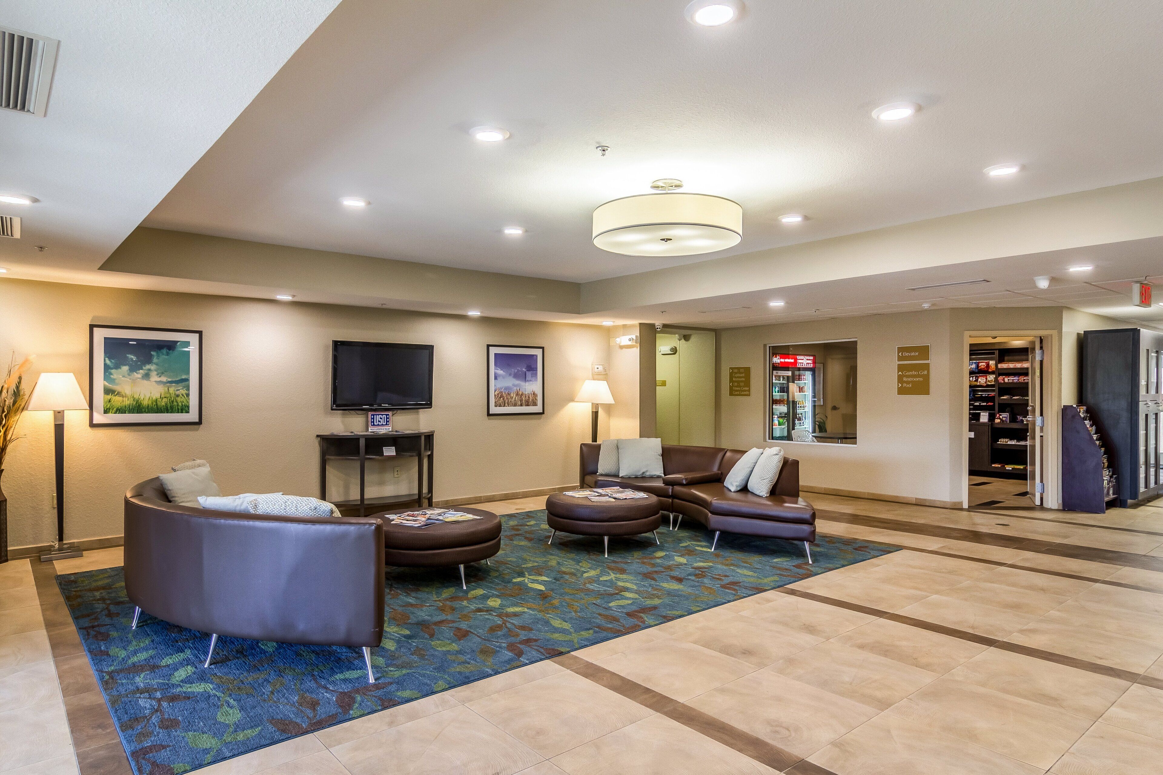 Lobby sitting area