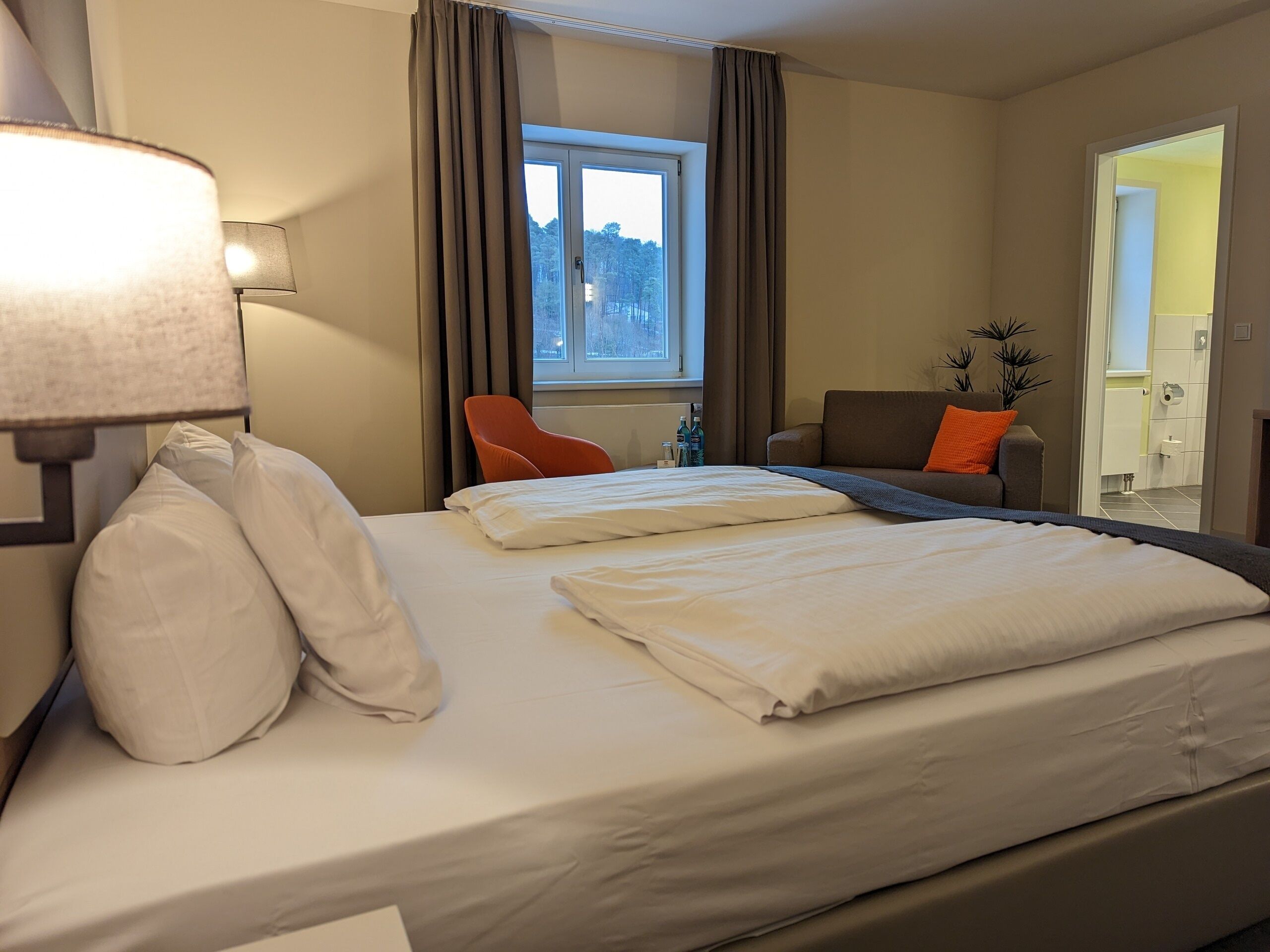 comfort double room | in-room safe, desk, blackout curtains, wheelchair access