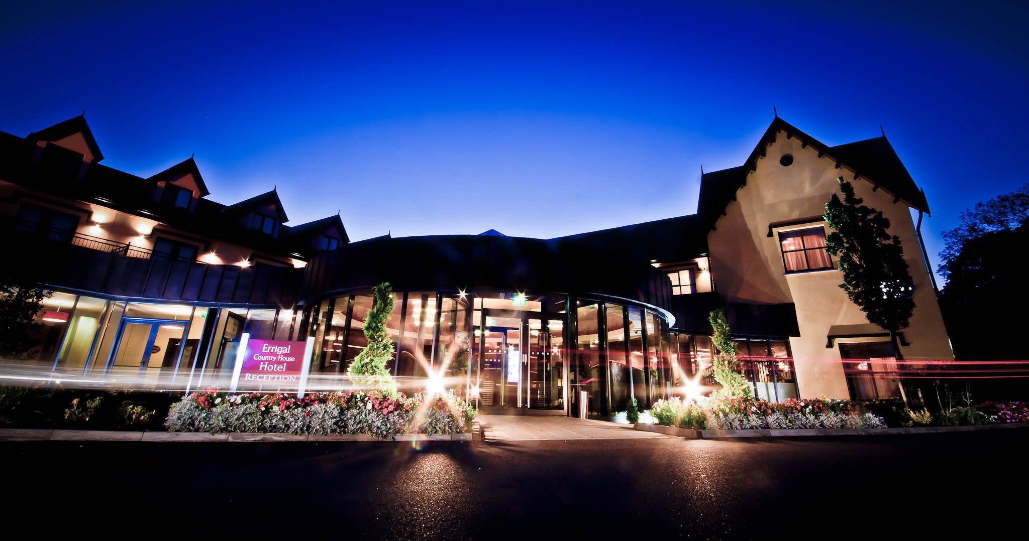 front of property – evening/night