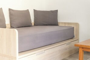 Apartamento estándar, 1 habitación | 2 dormitorios, caja fuerte, cunas (de pago) y wifi gratis