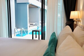 Deluxe Pool Access Room | Terrasse/gårdhave