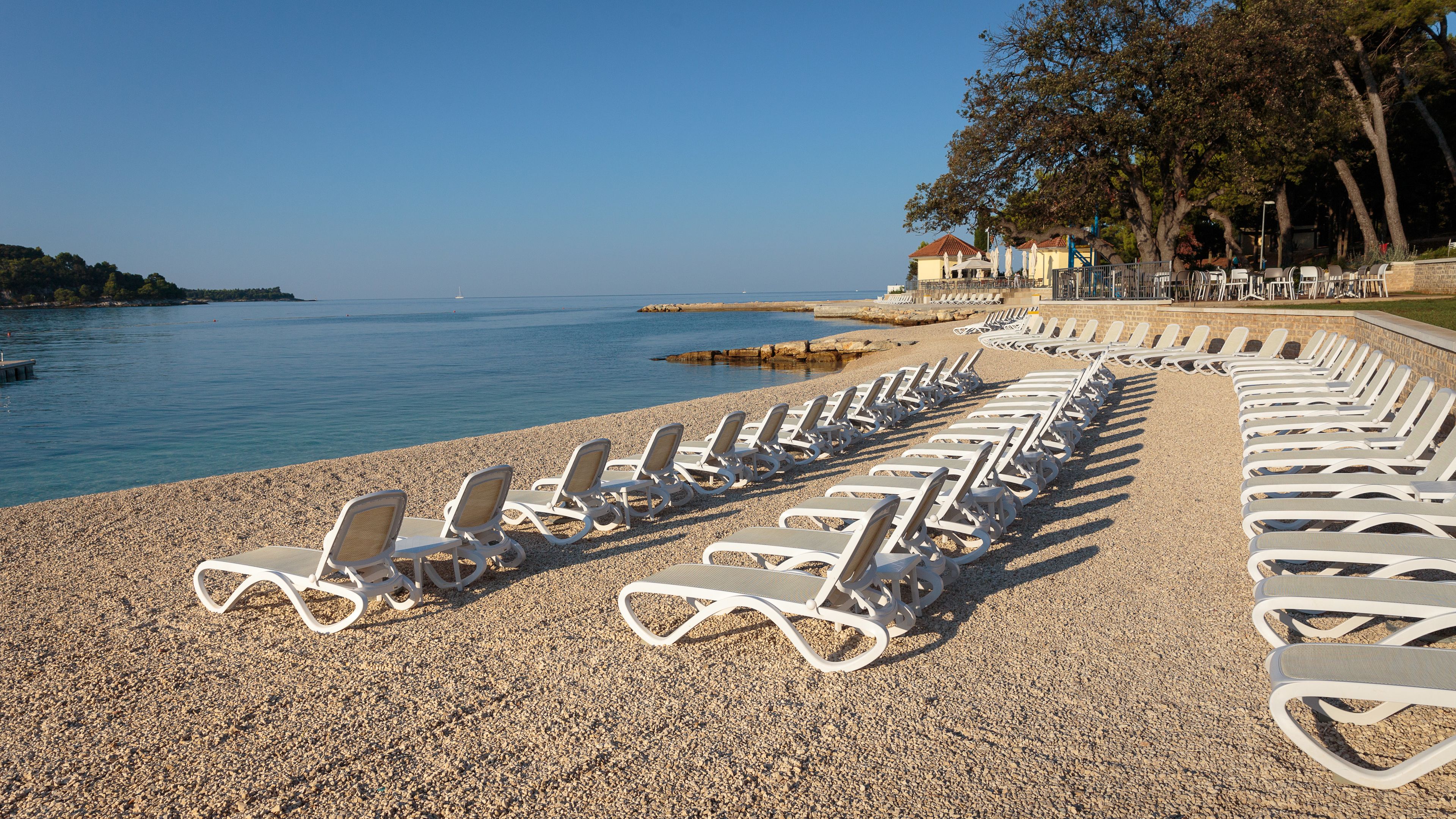 private beach nearby, white sand