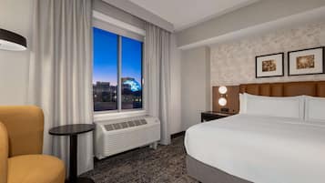 Premium bedding, pillow-top beds, in-room safe, individually decorated