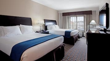 In-room safe, desk, iron/ironing board, free cribs/infant beds