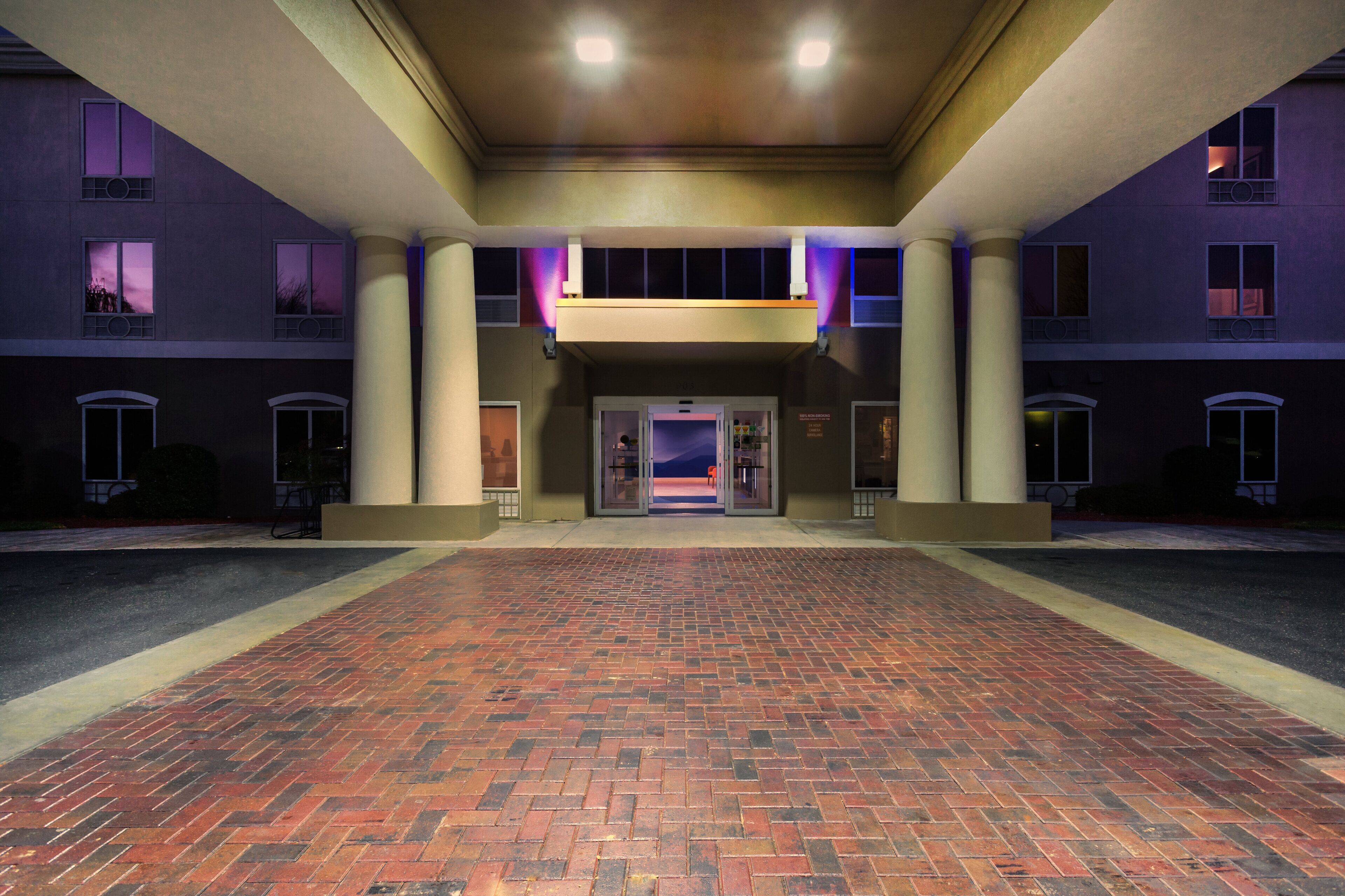 front of property – evening/night