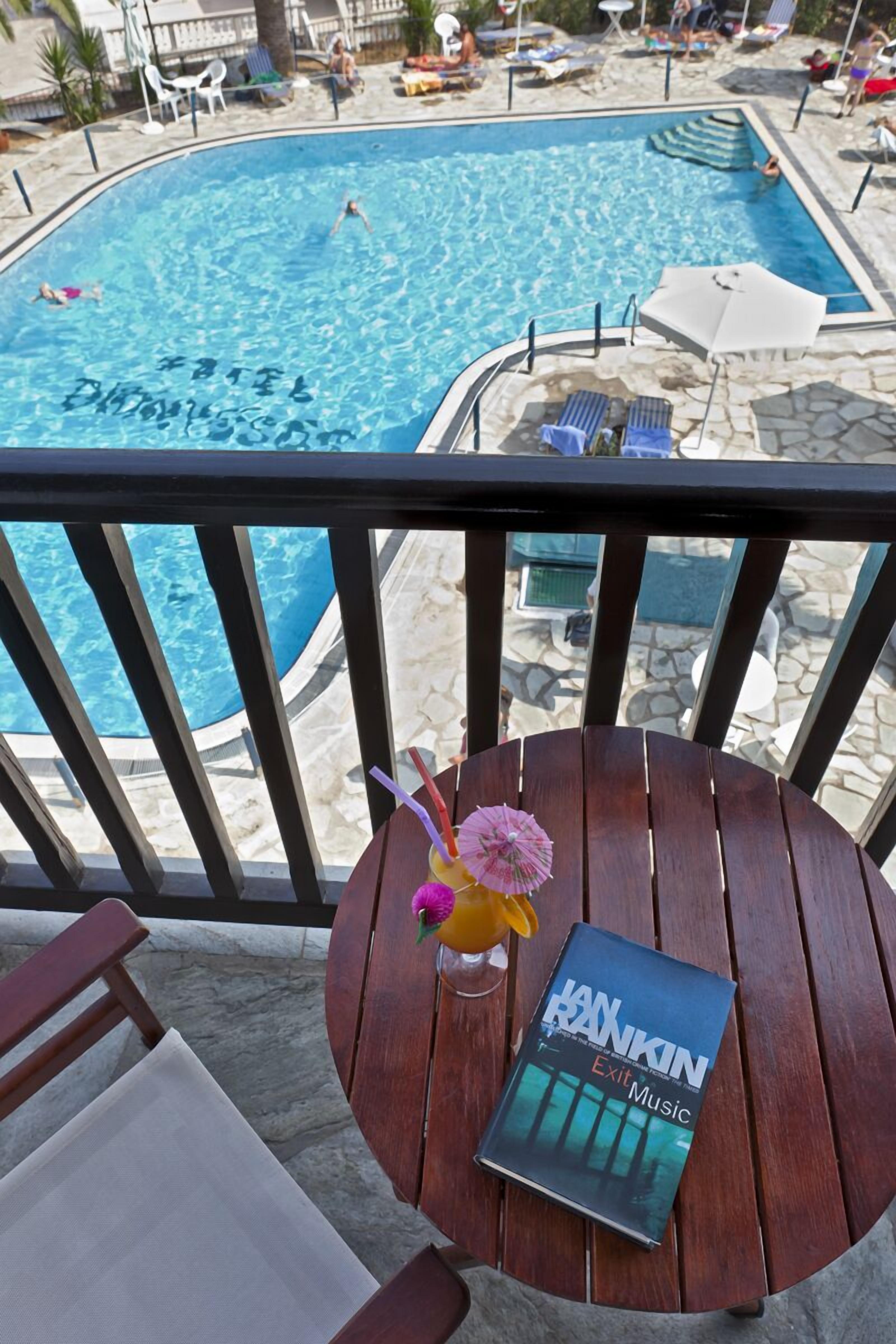 side sea & pool view room | iron/ironing board, free wifi, bed sheets