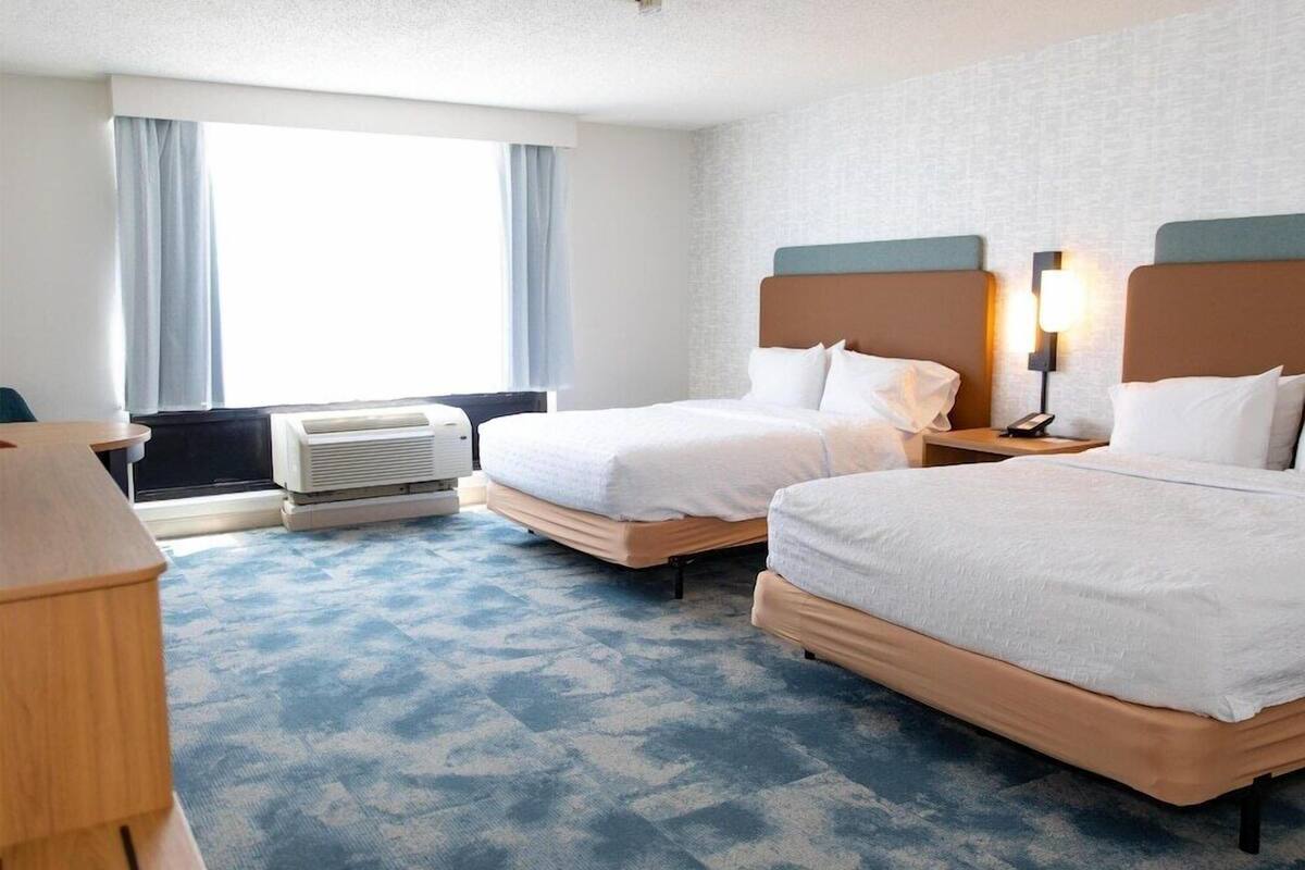 In-room safe, blackout curtains, iron/ironing board, free rollaway beds
