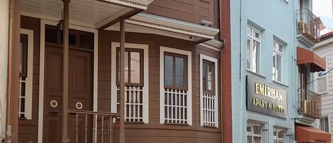 Voorkant van accommodatie