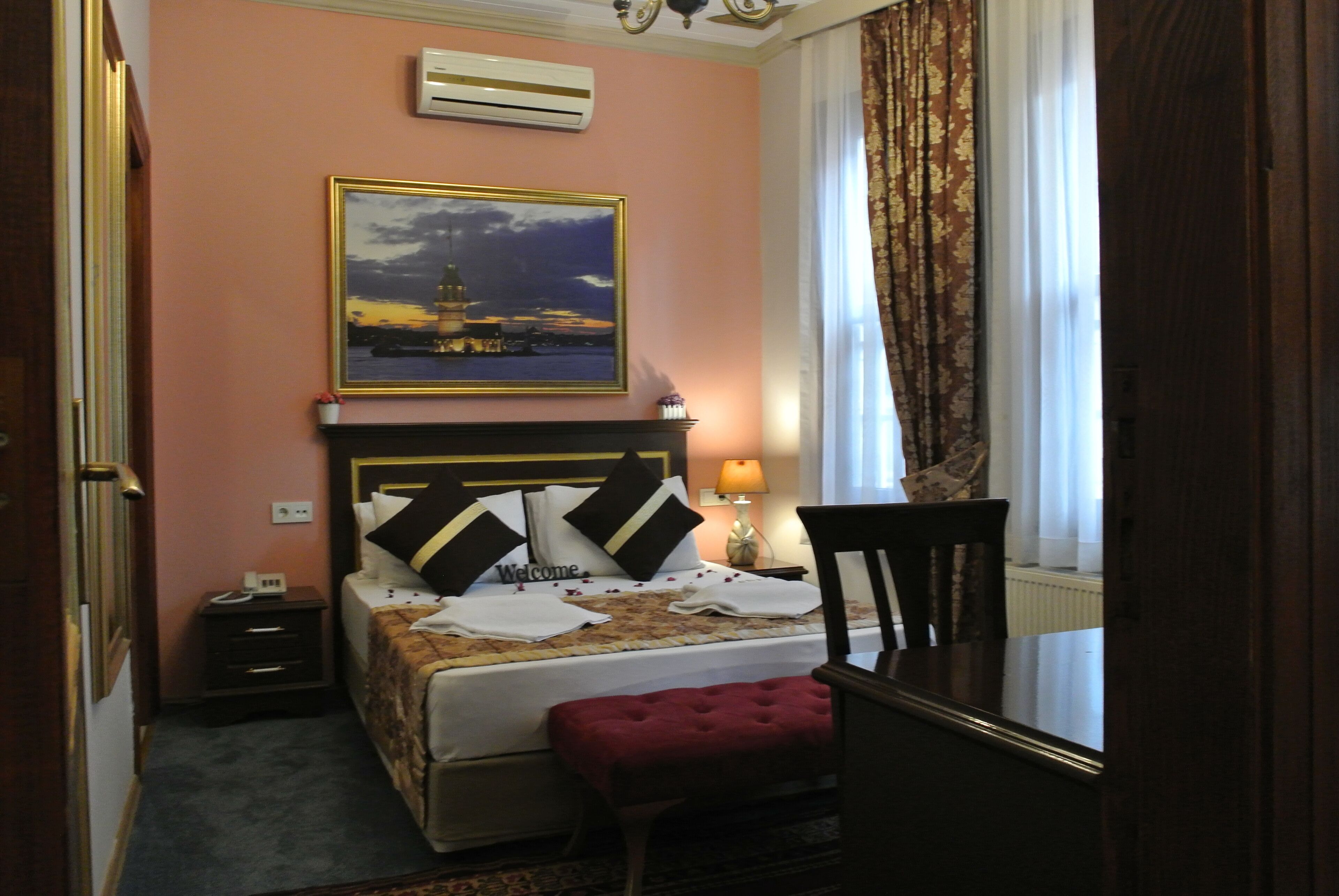 Family Room | Premium bedding, memory foam beds, in-room safe, blackout drapes