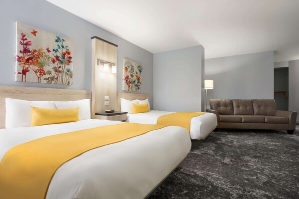 Luxe beddengoed, een bureau, een strijkplank/strijkijzer, gratis wifi