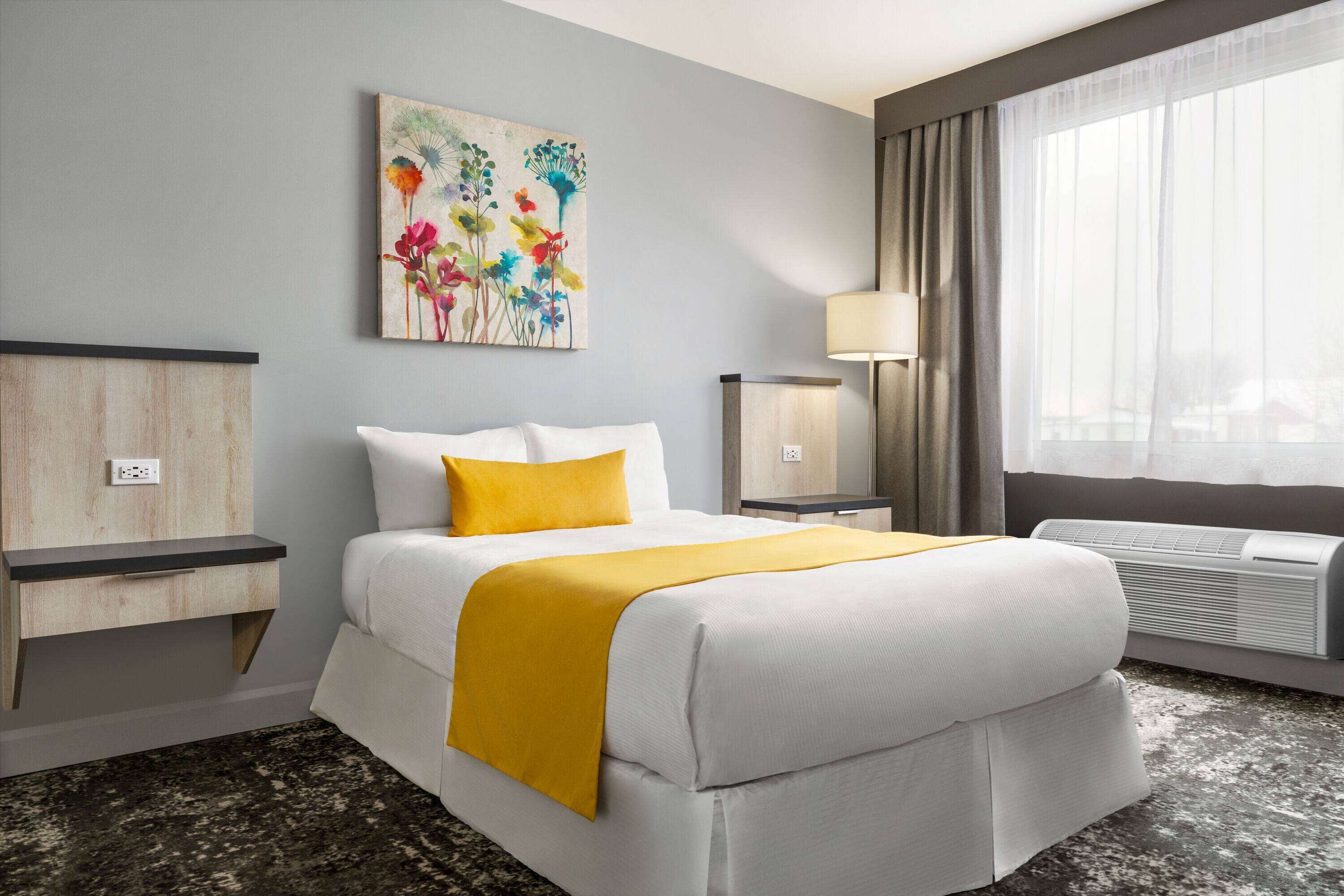 premium bedding, desk, iron/ironing board, free wifi