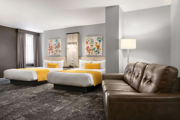 Room, 2 Queen Beds, Accessible, Non Smoking | Premium bedding, desk, iron/ironing board, WiFi (free)