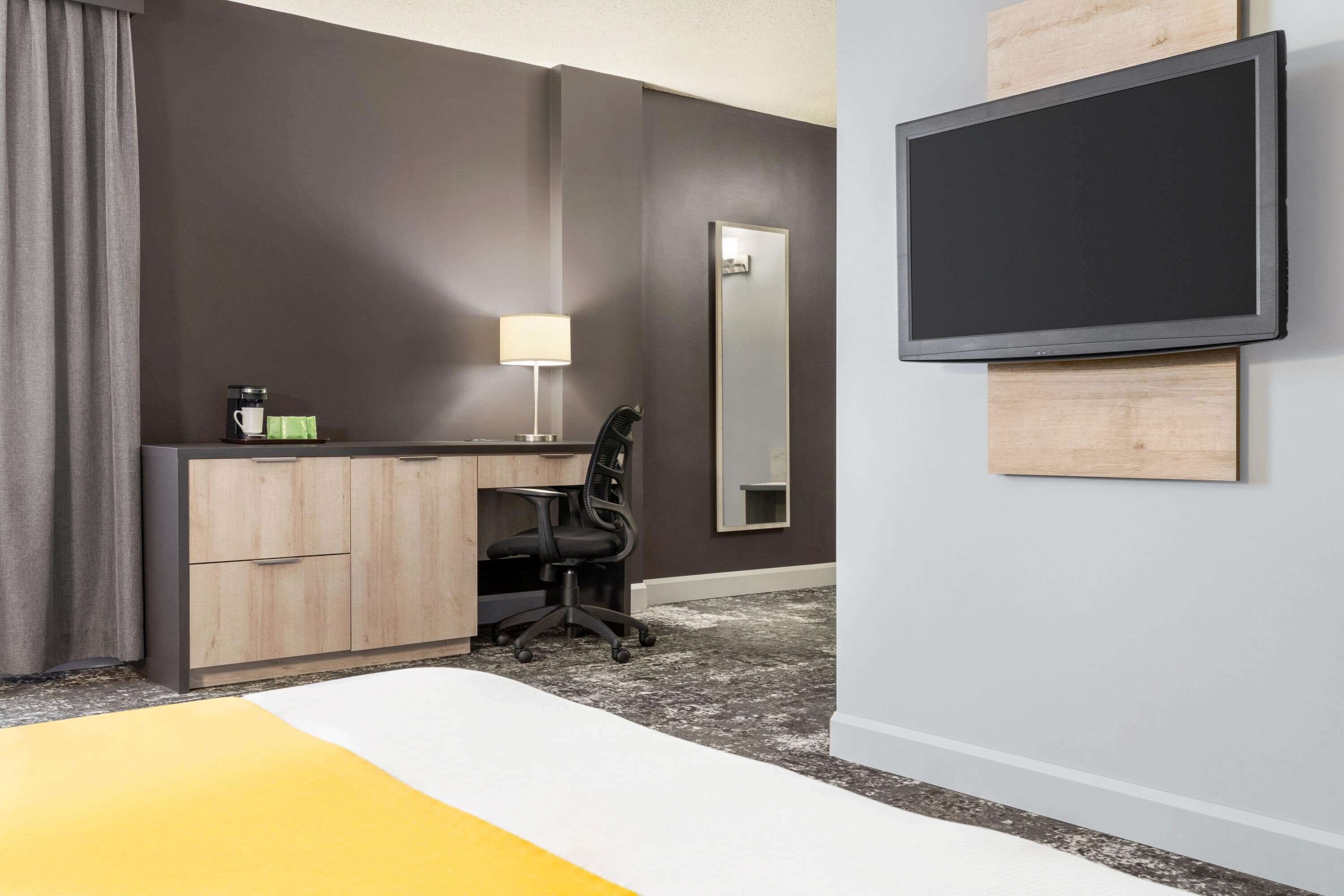 premium bedding, desk, iron/ironing board, free wifi