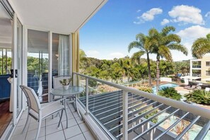 Deluxe Apartment, 2 Bedrooms, Pool View | Terrace/patio - Seachange Coolum Beach (Coolum Beach)