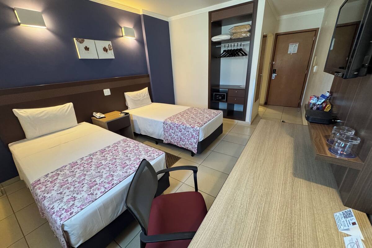 superior twin room | minibar, in-room safe, blackout curtains, soundproofing