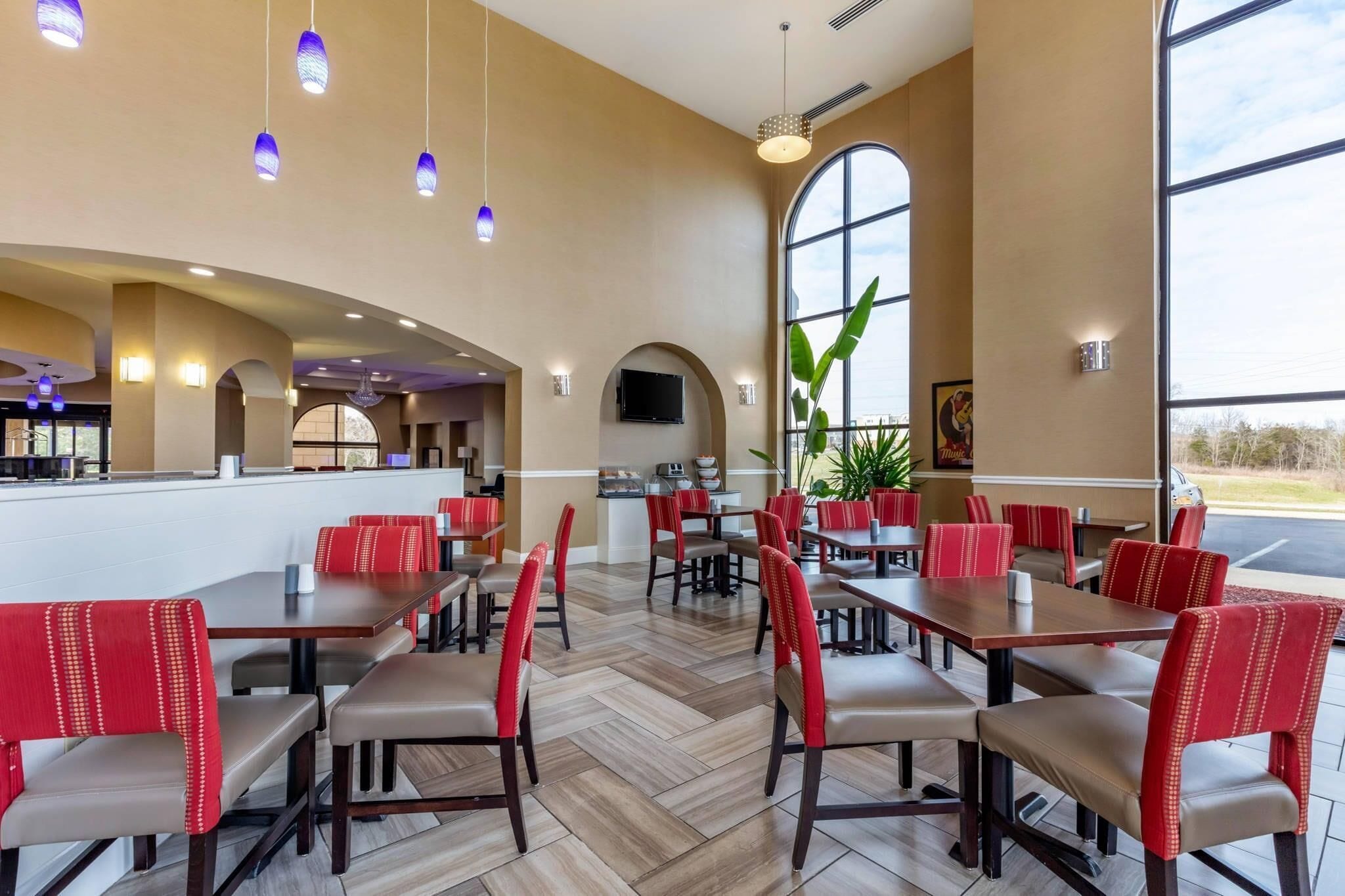 Free buffet breakfast 