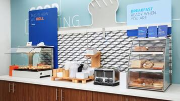 Free daily buffet breakfast