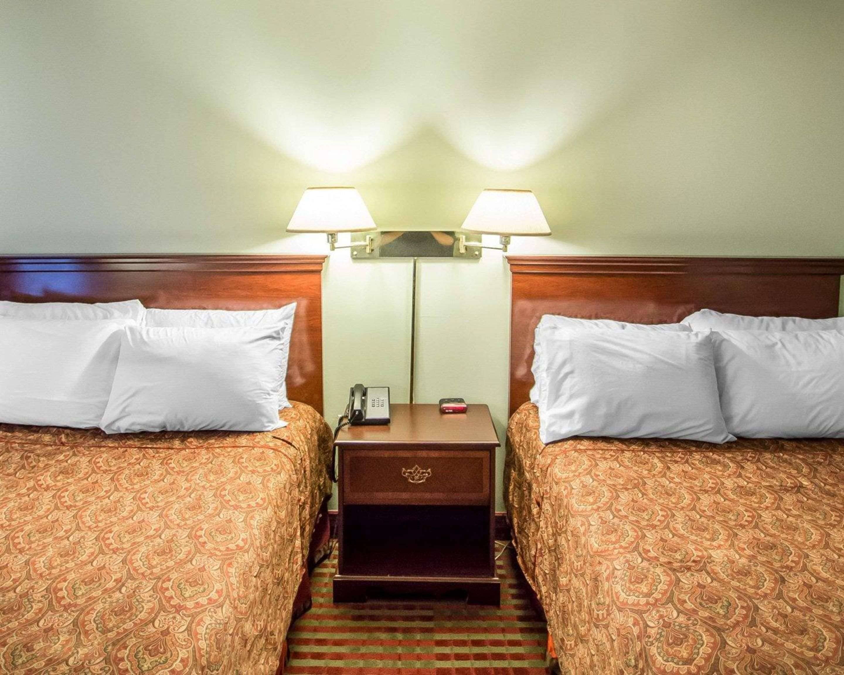 1 bedroom, desk, blackout curtains, iron/ironing board