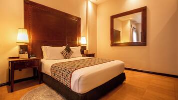 Memory foam beds, minibar, in-room safe, individually decorated