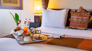 Memory foam beds, minibar, in-room safe, individually decorated