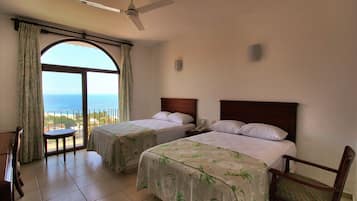 Standard Room, 2 Double Beds, Ocean View | Beach/ocean view