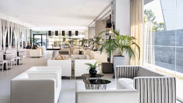 Breakfast, lunch, dinner served; Mediterranean cuisine, pool views