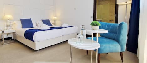 In-room safe, desk, blackout curtains, soundproofing