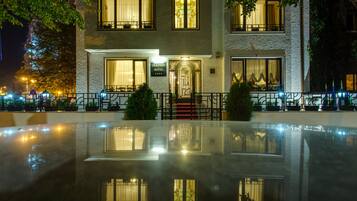 Front of property - evening/night