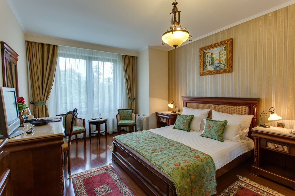 Standard Double Room | Premium bedding, minibar, in-room safe, desk